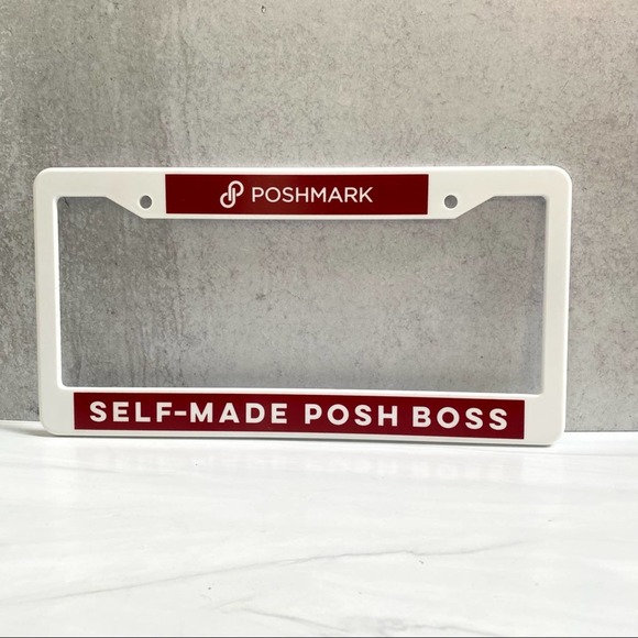 POSHMARK License Plate Frame - Picture 3 of 5